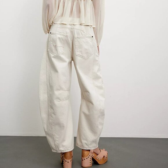 We The Free Good Luck Mid-Rise Barrel Jeans - Picture 3 of 9